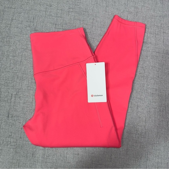Lululemon Align High Rise Pants with Pockets Leggings Glaze Pink Size 14 NWT - Picture 5 of 11